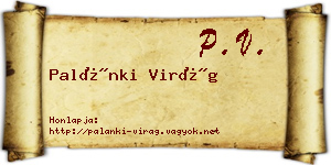Palánki Virág névjegykártya